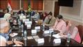 اجتماع عبد الحميد الهجان وأعضاء بالبنك الدولي 