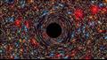 محاكاة بالكمبيوتر تظهر ثقبًا أسود هائلًا في قلب المجرة 