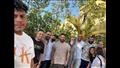 تامر حسني مع فريق عمل فيلم ري ستارت