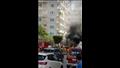 اشتعال النيران في سيارة بشارع أبو قير 
