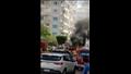 اشتعال النيران في سيارة بشارع أبو قير 