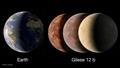مقارنة بين الكوكب المكتشف والأرض من حيث الحجم