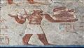 رسوم تظهر الحياة اليومية والاعمال الشاقة على جدارن مقبرة مير (5)