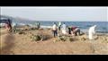 حملة نظافة لشاطئ القحازة بمدينة دهب