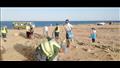 حملة نظافة لشاطئ القحازة