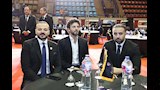 أعضاء مجلس إدارة الأهلي من حفل تأبين العامري فاروق