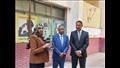 سفير السودان ومدير تعليم الجيزة يتفقدان امتحانات شهادة الأساس السودانية (10)