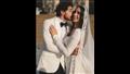 إطلالة محمد هاني وعروسته في حفل زفافهما 