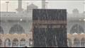 أمطار الرحمة تسقط على المسجد الحرام