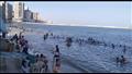 استمرار الإقبال على شواطئ الإسكندرية (5)