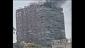 حريق بأحد الأبراج السكنية بمنطقة الزمالك (7)