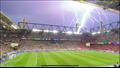 إيقاف مباراة ألمانيا والدنمارك بسبب سوء الأحوال الجوية