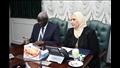 وزيرة التضامن تتفق مع نظيرها السوداني على مذكرة تف