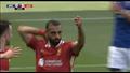 محمد صلاح يحتفل بأول أهدافه في الدوري الإنجليزي