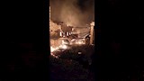 حريق حظيرة مواشي - أرشيفية