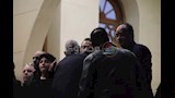 أحمد عدوية يستقبل المعزين في وفاة والده 