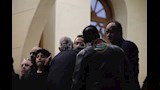 أحمد عدوية يستقبل المعزين في وفاة والده 