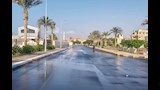 تساقط أمطار على مدينة الطور