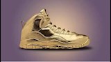  حذاء Solid Gold OVO x Air Jordans – 16.5  (2 مليون دولار)