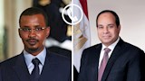 الرئيس السيسي ونظيره التشادي