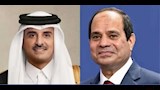 السيسي وأمير قطر