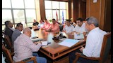 محافظ السويس يراس اجتماع اللجنة