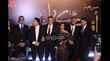 النجوم من حفل افتتاح مسرحية أم كلثوم
