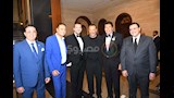 ماجد المصري وخالد مجاهد متحدث الصحة في حفل زفاف نجل هاني رمزي