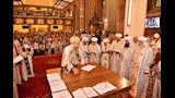 البابا تواضروس الثاني يدشن مذبح وأيقونات كنيسة الشهيد مارجرجس بأسيوط  (14)
