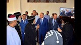 محافظ الأقصر وقيادات أمنية يشاركون بالاحتفال السنوي بدير مارجرجس (14)