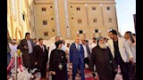 محافظ الأقصر وقيادات أمنية يشاركون بالاحتفال السنوي بدير مارجرجس (16)