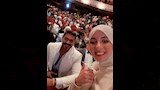 البلوجر شهد أحمد مع الفنان خالد سليم من مهرجان القاهرة السينمائي