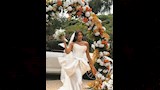انجي كيوان بفستان زفاف (1)