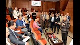 اللواء طارق مرزوق- محافظ الدقهلية خلال اجتماعه بأعضاء المجلس التنفيذي (5)