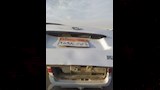 مؤخرة السيارة تهشمت في الحادث