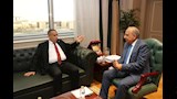 الدكتور محمود عصمت يستقبل الدكتور مراد عجال والوفد المرافق له (4)