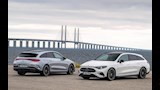 مرسيدس CLA Shooting Brake من الجهة الأمامية والخلفية