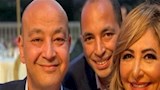 عمرو أديب وزوجته لميس الحديدي ونجلهما