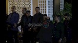 محمد هنيدي في عزاء الراحل أحمد عبدالله (6)