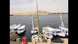 المراكب الشراعية بنيل أسوان