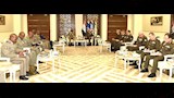 وزير الدفاع ورئيس الأركان يلتقيان قادة الوفود العسكرية (7)