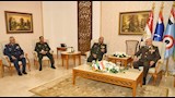 وزير الدفاع ورئيس الأركان يلتقيان قادة الوفود العسكرية (18)