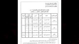 جدول لامتحنات  (6)