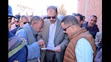 محرر مصراوي رفقة محافظ سوهاج خلال الجولة