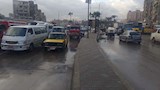 شوارع الإسكندرية اليوم بعد هطول أمطار قاسم (1)