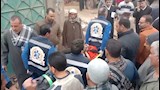 لحظة انقاذ شخص اسفل انقاض منزلين باسيوط  (5)