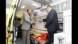 محافظ الجيزة يتفقد تشغيل نقطة إسعاف الودي 