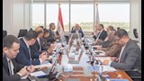   الاجتماع الذي عقد بمقر وزارة الاستثمار