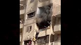 إنقاذ الأطفال من الحريق