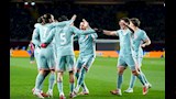 خلال مباراة برشلونة وأتلتيكو مدريد 